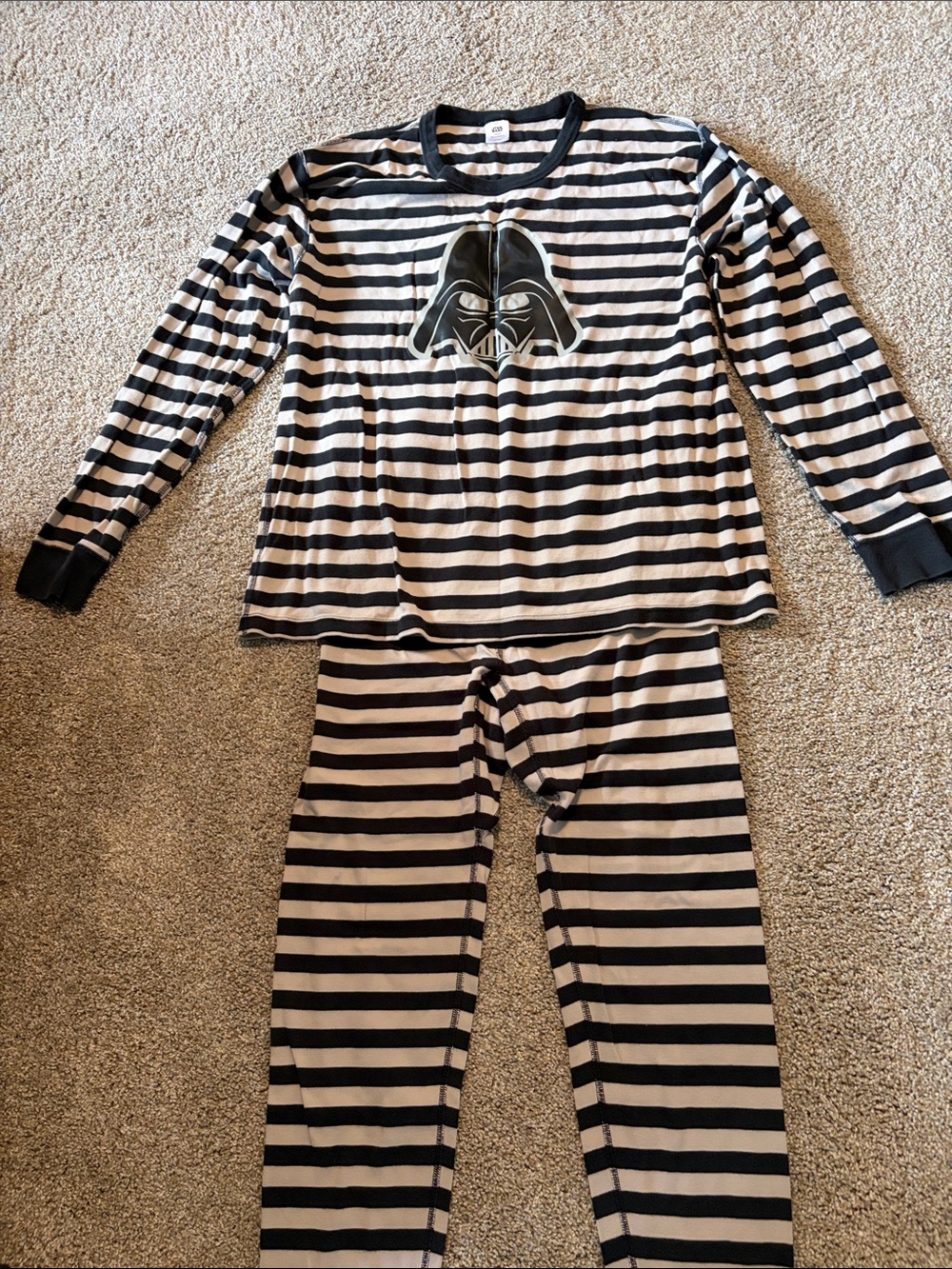 Hanna Anderson Men’s Family Pajamas Darth Vader xxl 2 piece